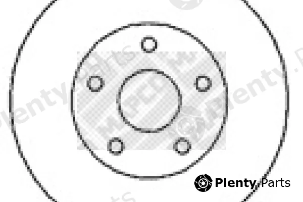 Mapco 15560 — Brake Disc