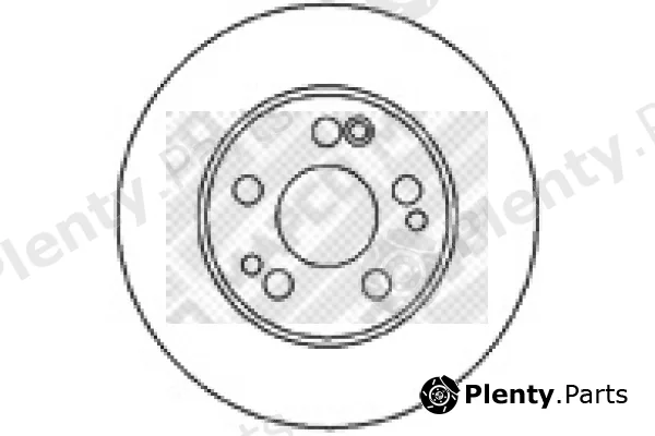 Mapco 15802 — Brake Disc