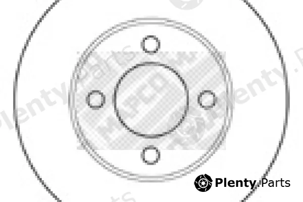 Mapco 15710 — Brake Disc