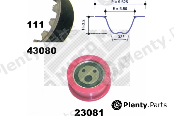 Mapco 73081 — Timing Belt Kit