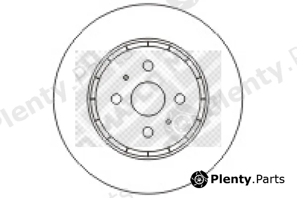 Mapco 15572 — Brake Disc