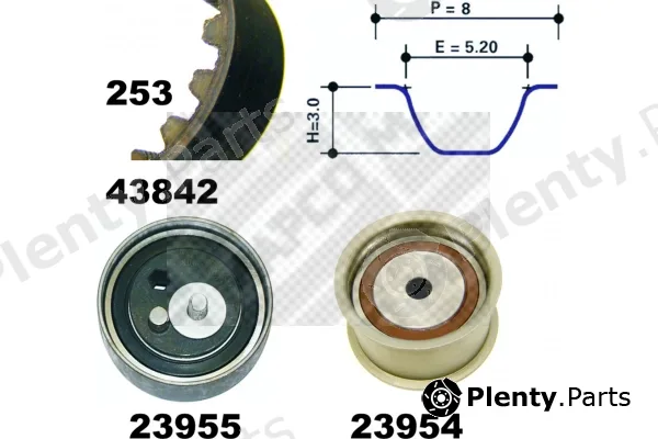 Mapco 23842 — Timing Belt Kit