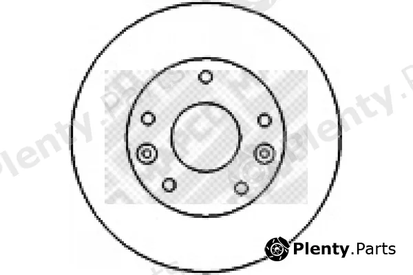 Mapco 15579 — Brake Disc