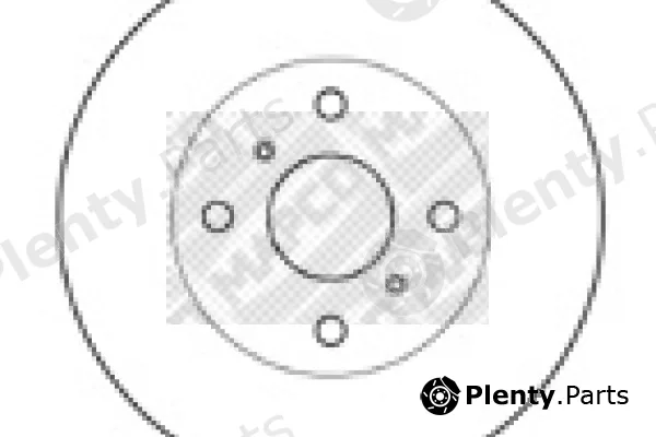 Mapco 15550 — Brake Disc