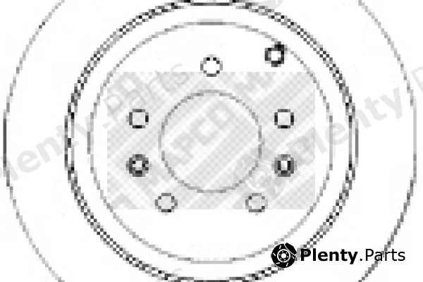 Mapco 15314 — Brake Disc
