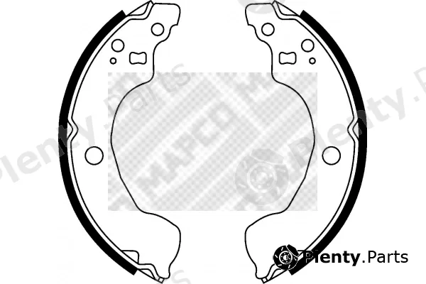 Mapco 8530 — Brake Shoe Set