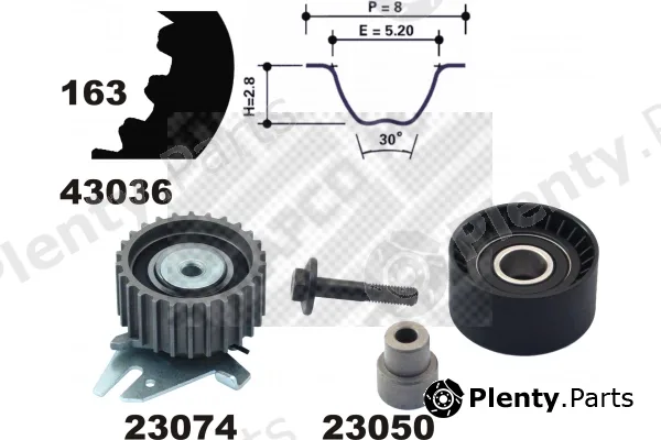 Mapco 23036 — Timing Belt Kit