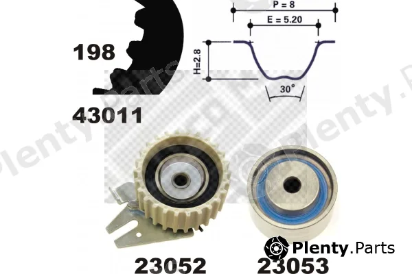 Mapco 23013 — Timing Belt Kit