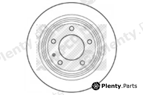 Mapco 15712 — Brake Disc