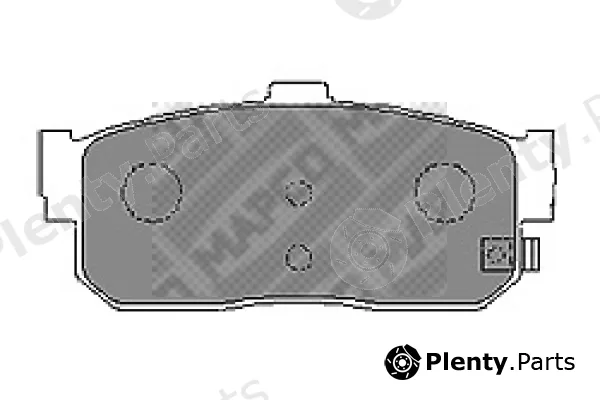 Mapco 6261 — Brake Pad Set, disc brake