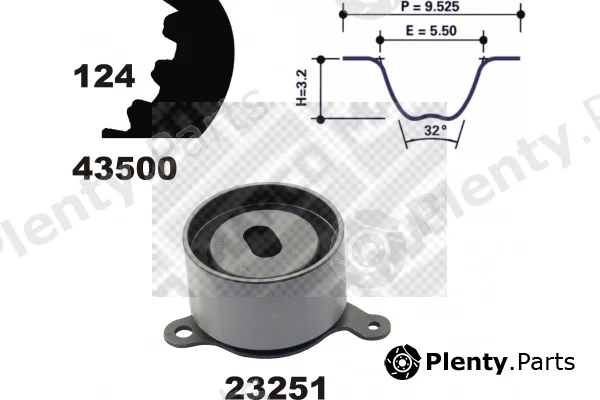 Mapco 23500 — Timing Belt Kit