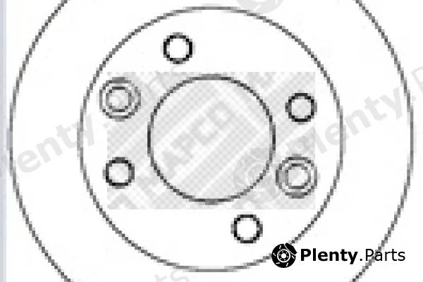 Mapco 15282 — Brake Disc