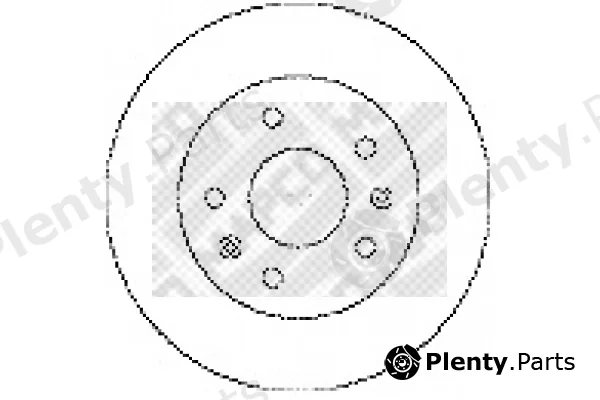Mapco 15598 — Brake Disc