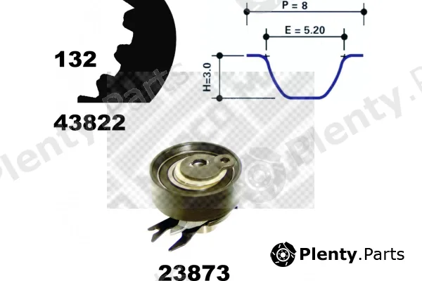 Mapco 23822 — Timing Belt Kit