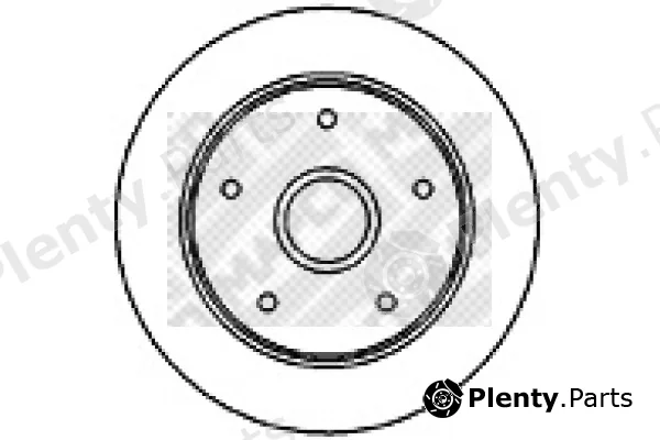 Mapco 25530 — Brake Disc