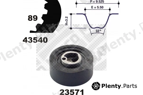 Mapco 23540 — Timing Belt Kit