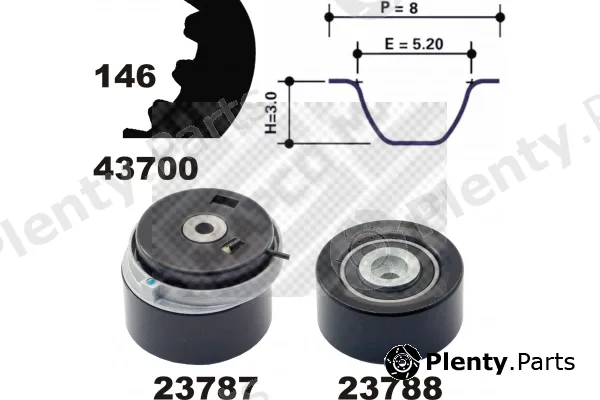 Mapco 23700 — Timing Belt Kit