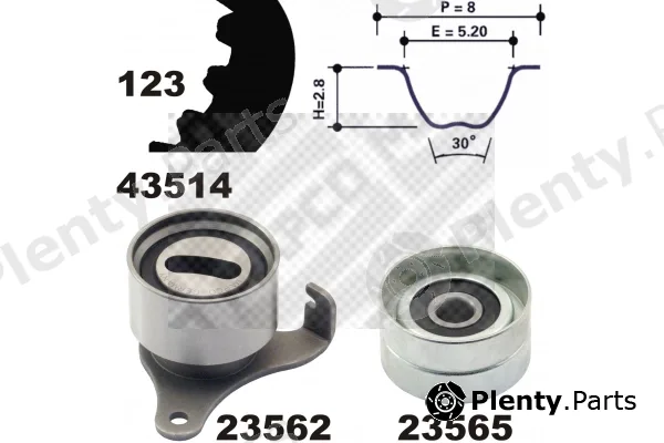 Mapco 23514 — Timing Belt Kit