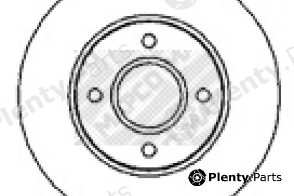 Mapco 15817 — Brake Disc