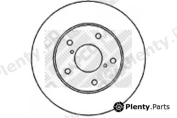 Mapco 25568 — Brake Disc