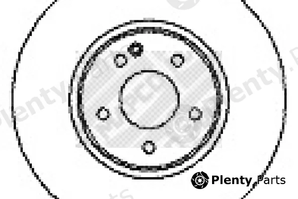 Mapco 15790 — Brake Disc