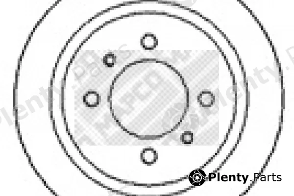 Mapco 15510 — Brake Disc