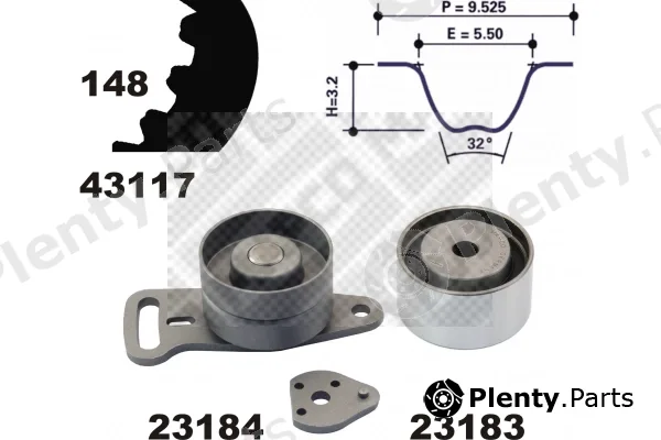 Mapco 23120 — Timing Belt Kit