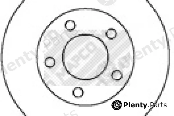 Mapco 15283 — Brake Disc