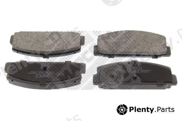 Mapco 6712 — Brake Pad Set, disc brake