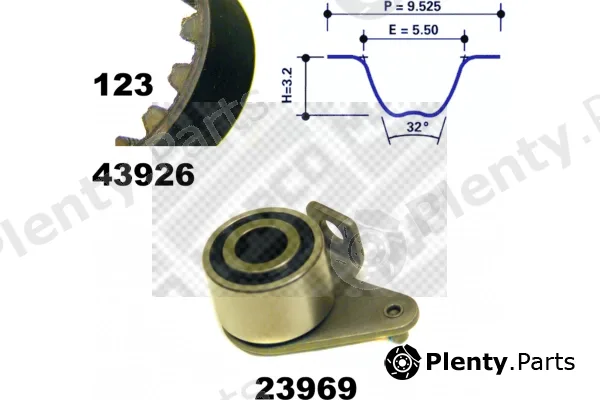 Mapco 23926 — Timing Belt Kit
