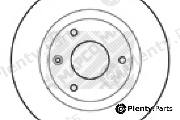 Mapco 15422 — Brake Disc