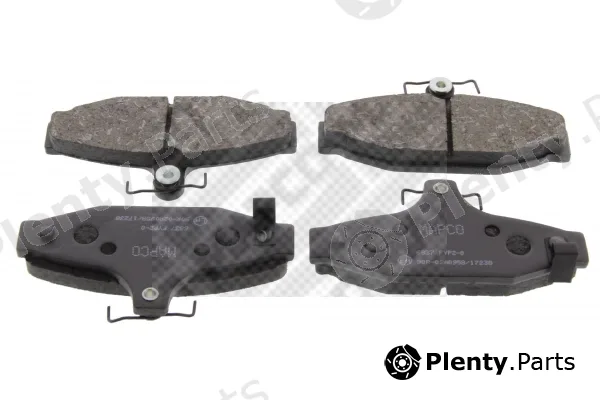 Mapco 6837 — Brake Pad Set, disc brake