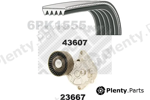 Mapco 23609 — V-Ribbed Belt Set