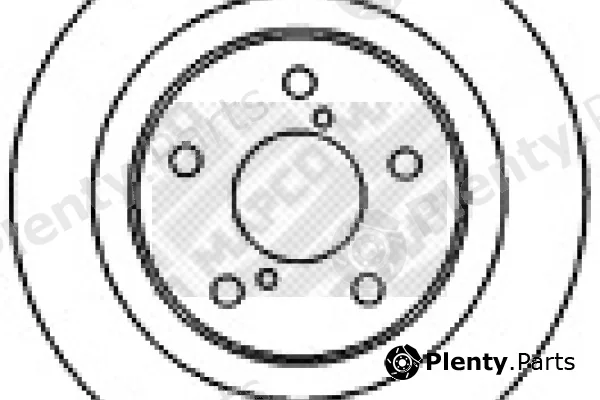 Mapco 25582 — Brake Disc