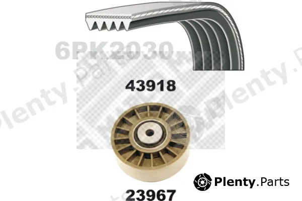 Mapco 23918 — V-Ribbed Belt Set