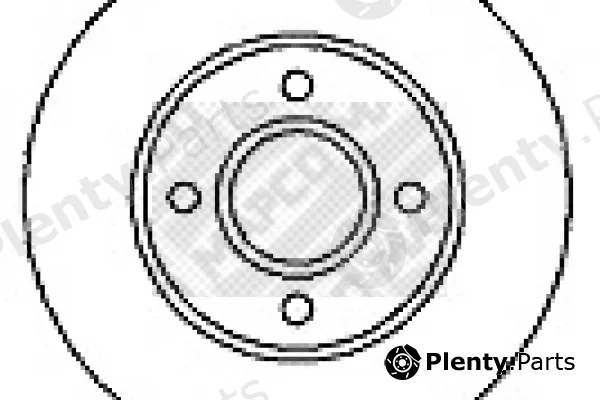 Mapco 15694 — Brake Disc