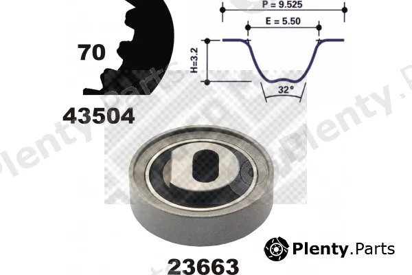 Mapco 23504 — Timing Belt Kit
