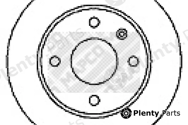 Mapco 15726 — Brake Disc
