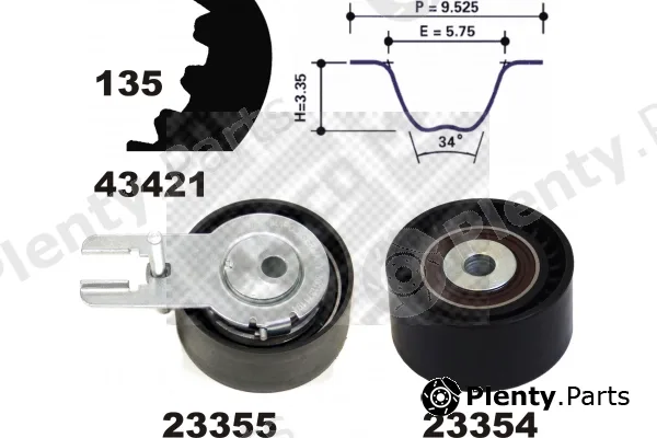 Mapco 23421 — Timing Belt Kit