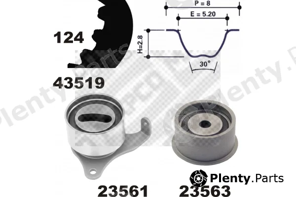 Mapco 23519 — Timing Belt Kit