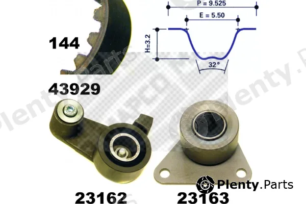 Mapco 23929 — Timing Belt Kit