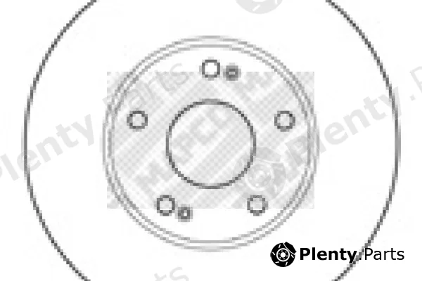 Mapco 15122 — Brake Disc