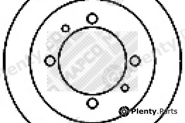 Mapco 25521 — Brake Disc