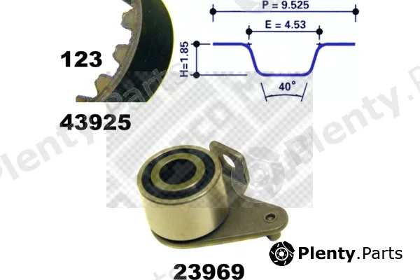 Mapco 23925 — Timing Belt Kit