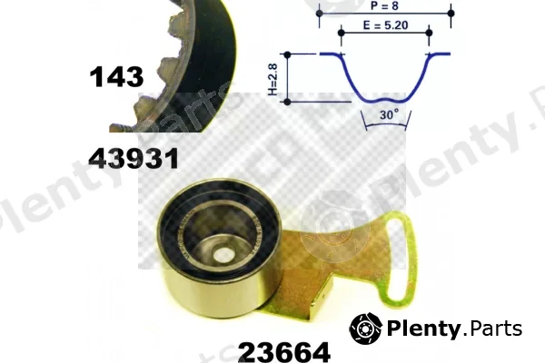 Mapco 23938 — Timing Belt Kit