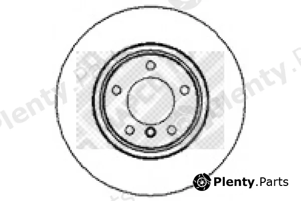 Mapco 15650 — Brake Disc
