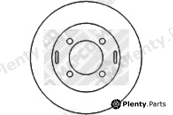 Mapco 25600 — Brake Disc
