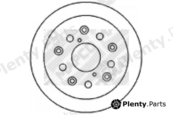 Mapco 15565 — Brake Disc