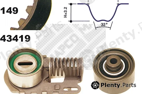 Mapco 23419 — Timing Belt Kit