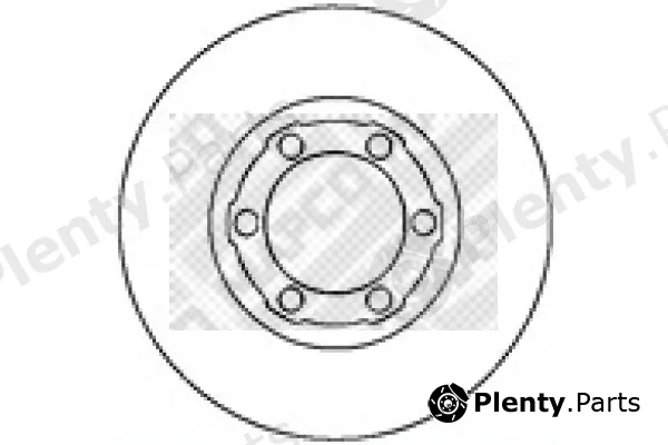 Mapco 15250 — Brake Disc